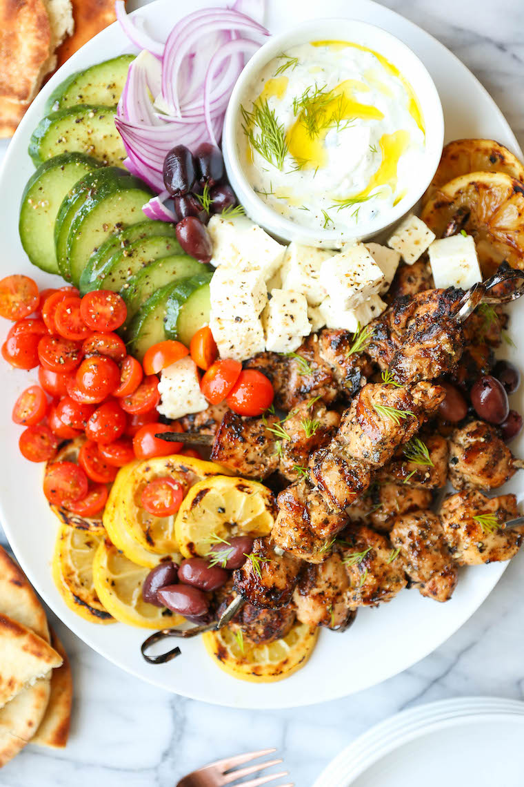 Customize Your Greek Chicken Kabobs: Veggie & Marinade Swaps
